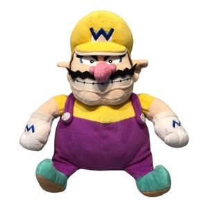 Little Buddy Super Mario All Star Collection 1421 Wario Stuffed Plush, 10"(NEW)